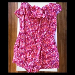 Vineyard Vines Tropical XS Strapless Romper